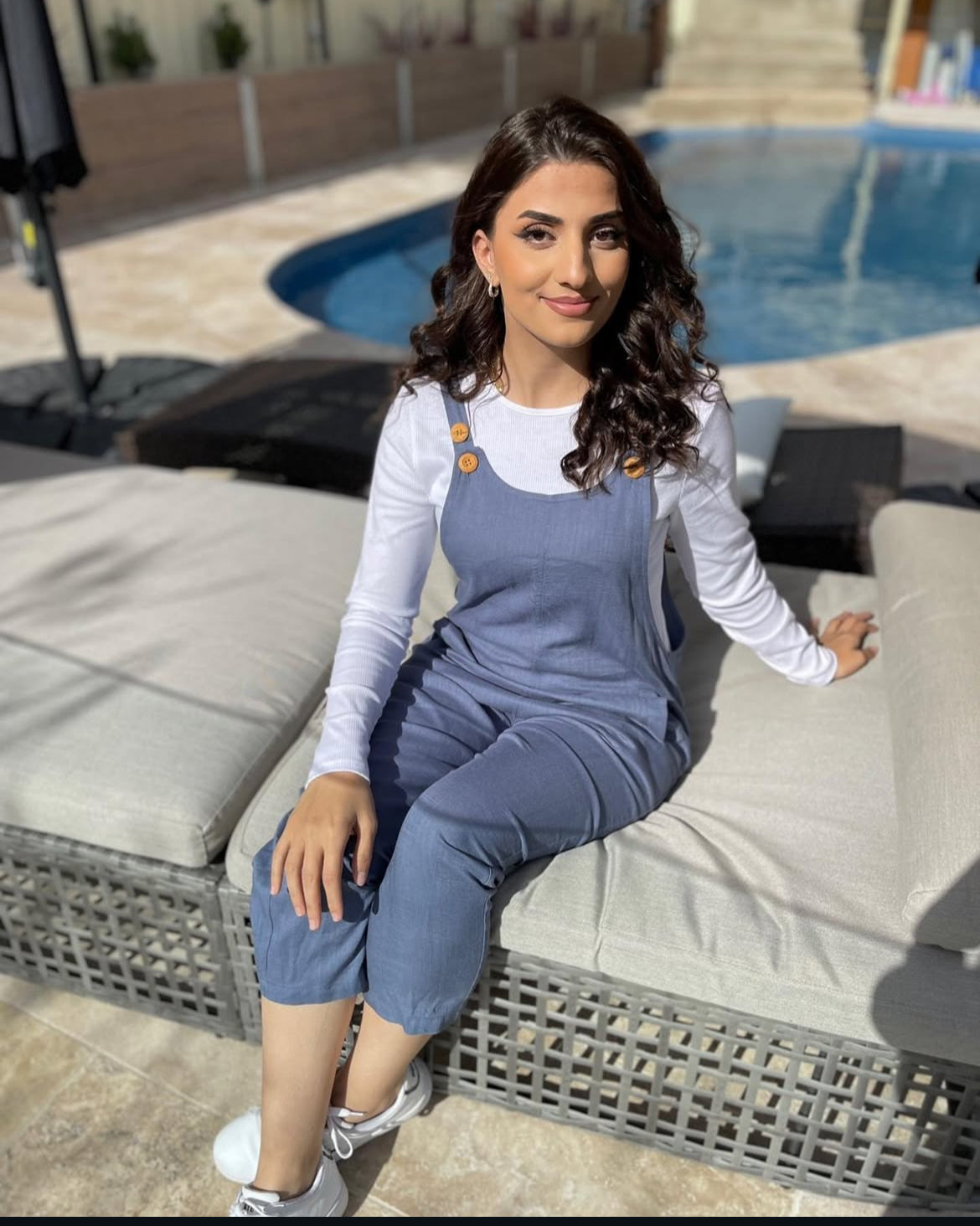 Pocket overall jumpsuit