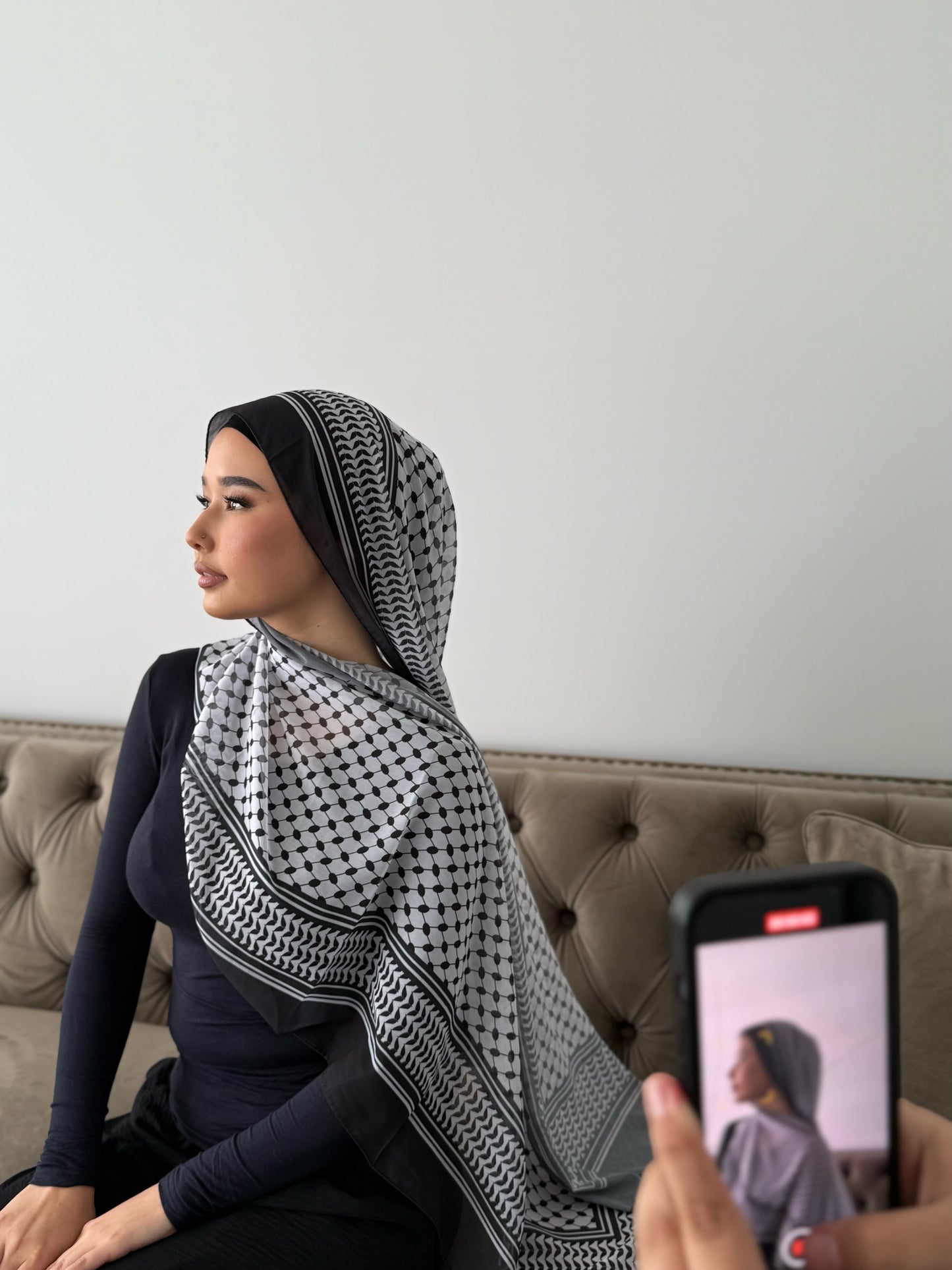 Palestinian Kuffiyeh Hijab