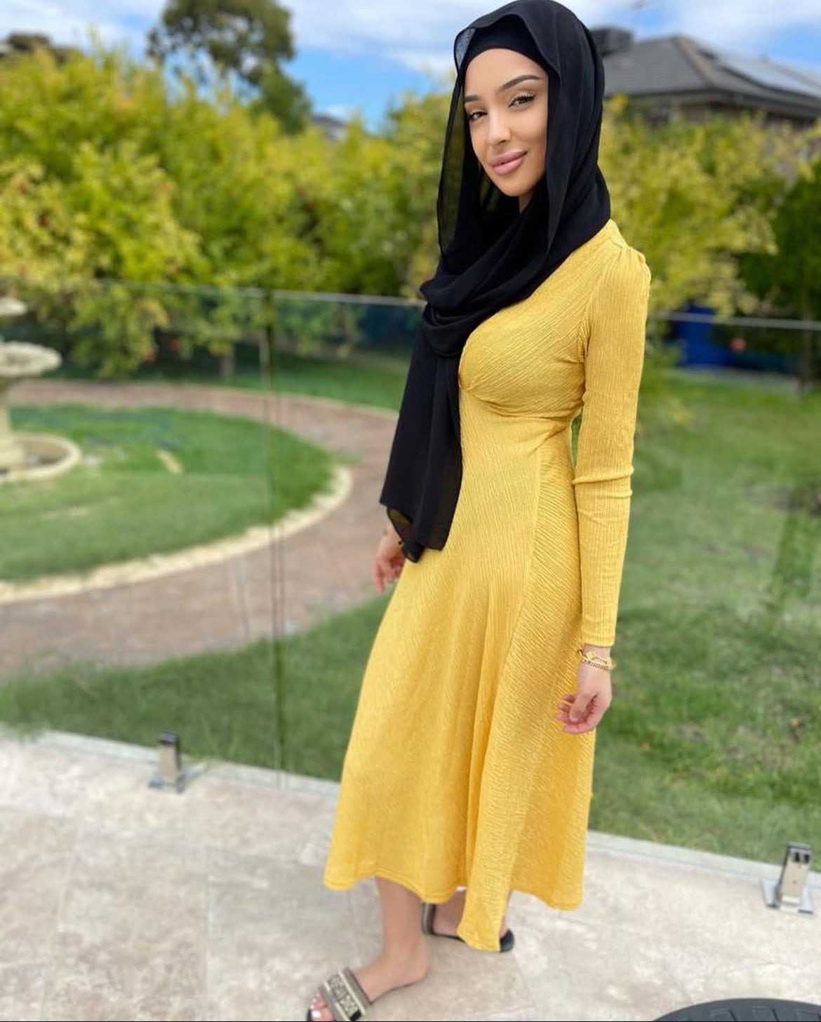 Indya Mustard dress